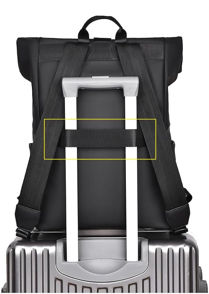 VierraSol | Mochila de Viaje y Commuter Impermeable – USB, Ligera y Espaciosa