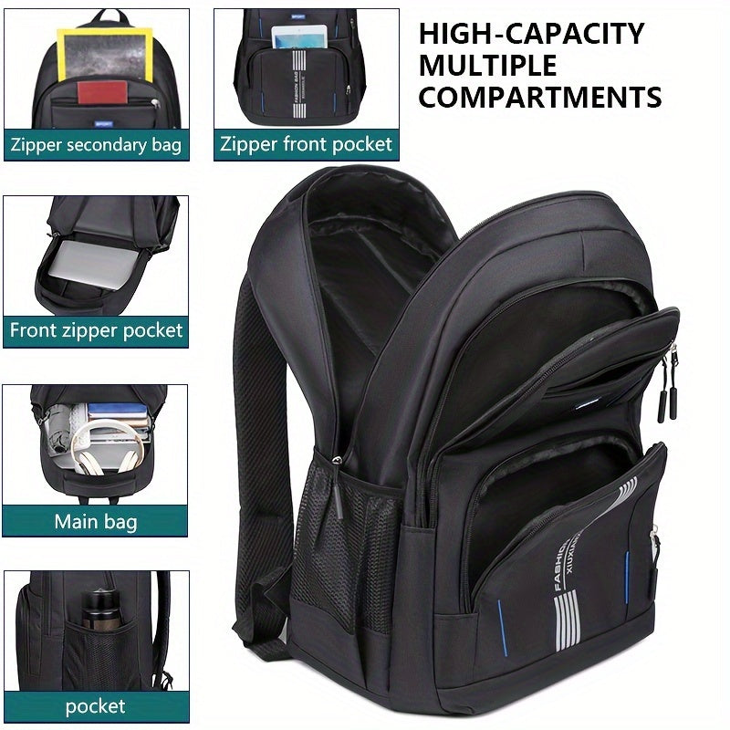 VierraSol | Mochila para Portátil de Hombre | Correas y Panel Trasero Acolchados