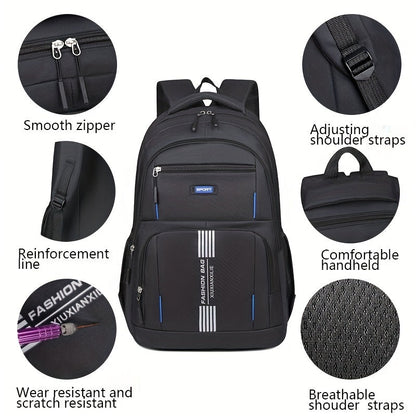 VierraSol | Mochila para Portátil de Hombre | Correas y Panel Trasero Acolchados