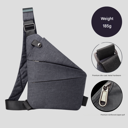 VierraSol | Mochila Sling Unisex Antirrobo con Cremalleras Ocultas