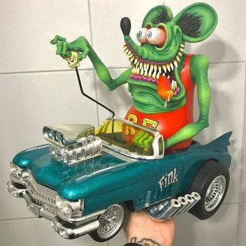VierraSol | Modelo Coleccionable Rat Fink Decoración de Halloween