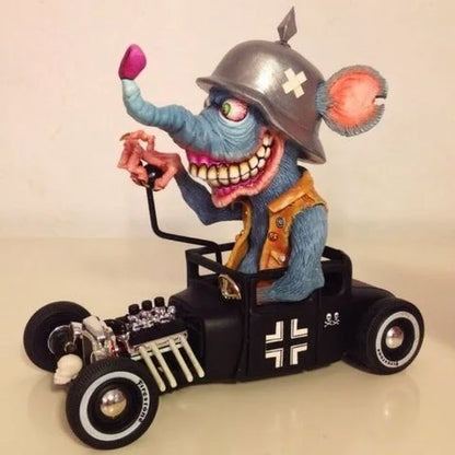 VierraSol | Modelo Coleccionable Rat Fink Decoración de Halloween
