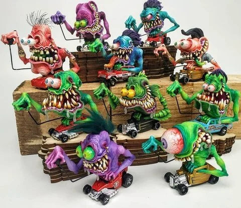 VierraSol | Modelo Coleccionable Rat Fink Decoración de Halloween