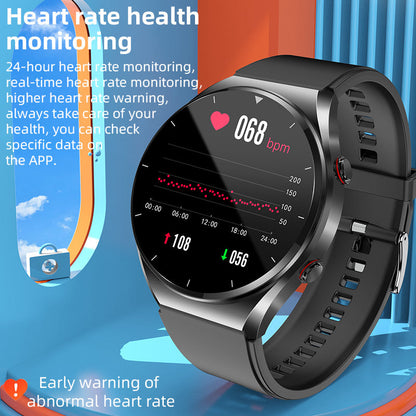 VierraSol | Monitoreo de Azúcar en Sangre con un Solo Clic | Glucosa en Sangre, Presión Arterial, ECG | Monitor de Frecuencia Cardíaca HRV, Reloj Inteligente de Salud