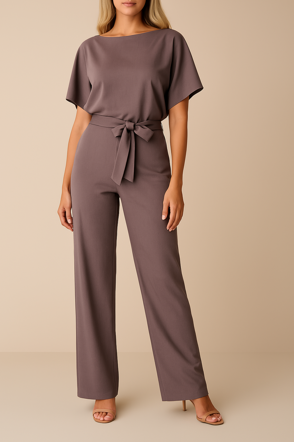 VierraSol | Mono de Pierna Ancha para Mujer con Cintura Ajustable