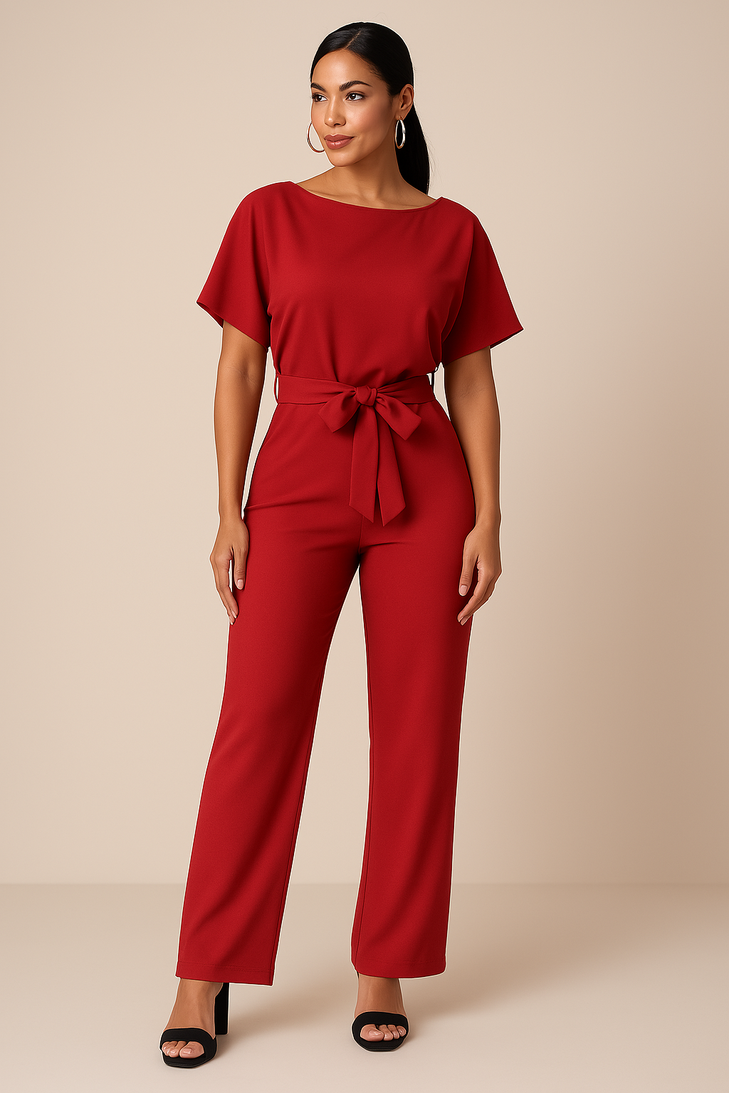 VierraSol | Mono de Pierna Ancha para Mujer con Cintura Ajustable