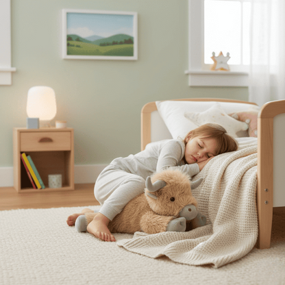 VierraSol | MOOLETTE – Adorable Vaca de las Tierras Altas de Peluche con Diseño Acogedor y Abrazo