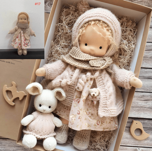 VierraSol | Muñeca de Abrazo Waldorf Hecha a Mano – Poppi