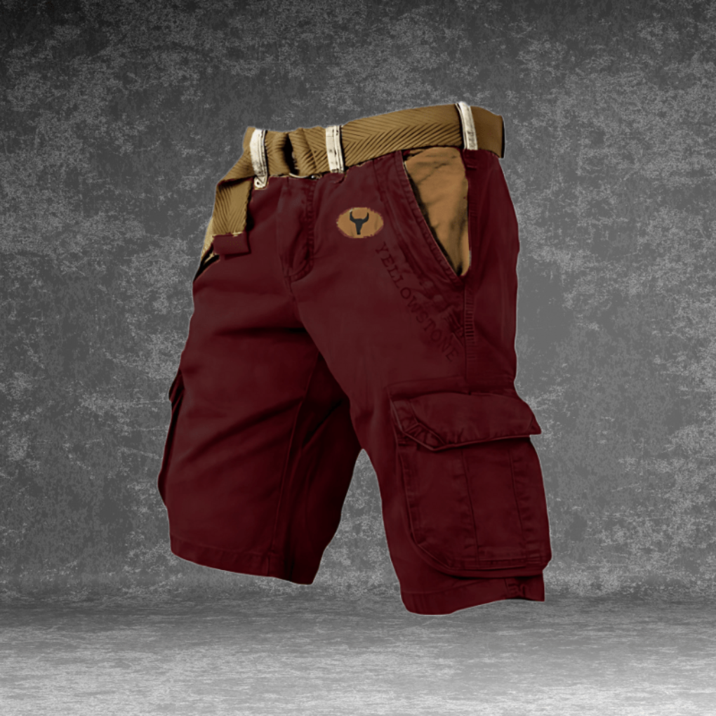 VierraSol | Pantalones Cortos Cargo para Hombre con Múltiples Bolsillos