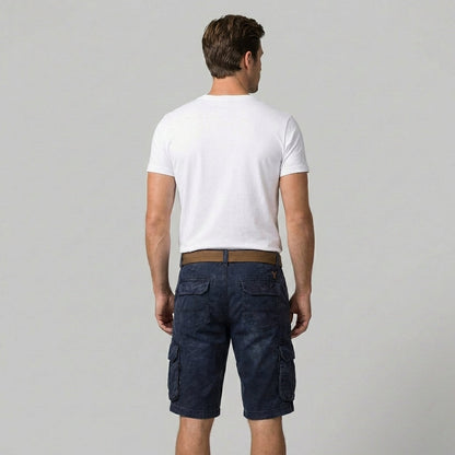 VierraSol | Pantalones Cortos Cargo para Hombre con Múltiples Bolsillos