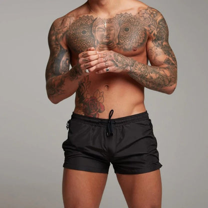 VierraSol | Pantalones Cortos de Baño para Hombre con Bolsillos con Cremallera