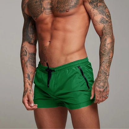 VierraSol | Pantalones Cortos de Baño para Hombre con Bolsillos con Cremallera