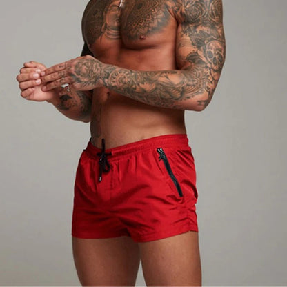 VierraSol | Pantalones Cortos de Baño para Hombre con Bolsillos con Cremallera