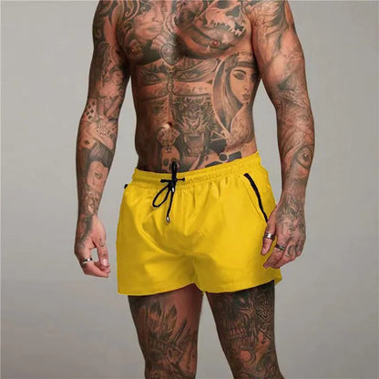 VierraSol | Pantalones Cortos de Baño para Hombre con Bolsillos con Cremallera