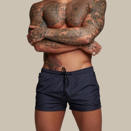 VierraSol | Pantalones Cortos de Baño para Hombre con Bolsillos con Cremallera