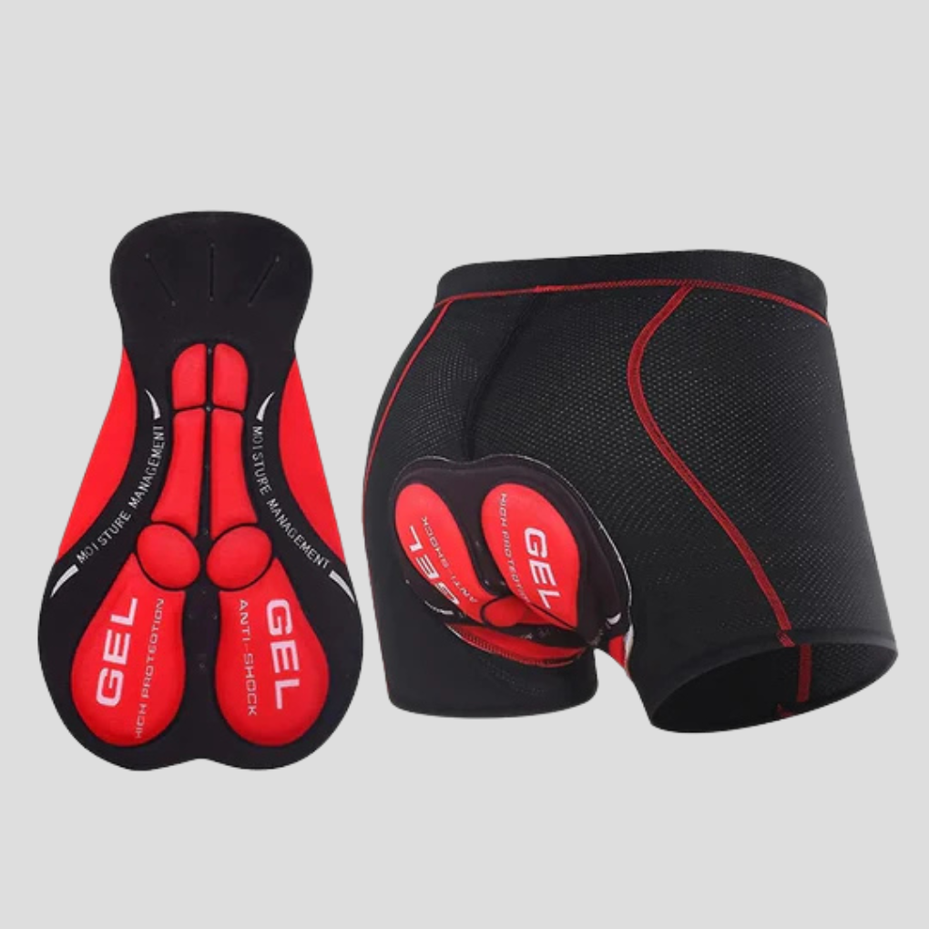 VierraSol | Pantalones Cortos de Ciclismo Unisex con Almohadilla de Gel