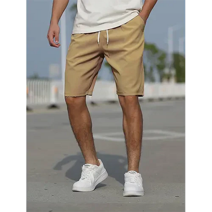 VierraSol | Pantalones Cortos de Cintura Alta con Cordón para Hombre