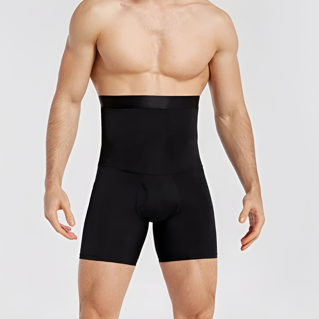 VierraSol | Pantalones Cortos de Compresión de Cintura Alta para Hombre