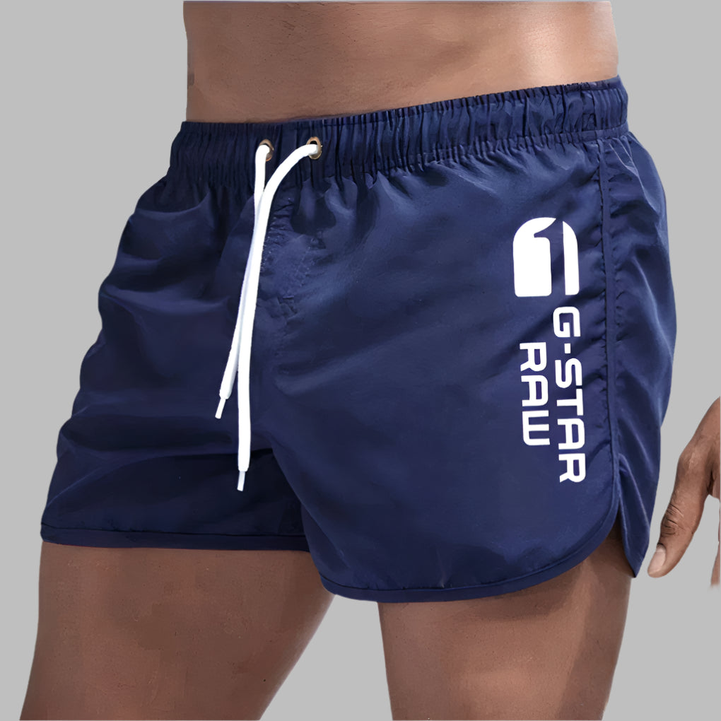 VierraSol | Pantalones de baño de secado rápido para hombres con logo