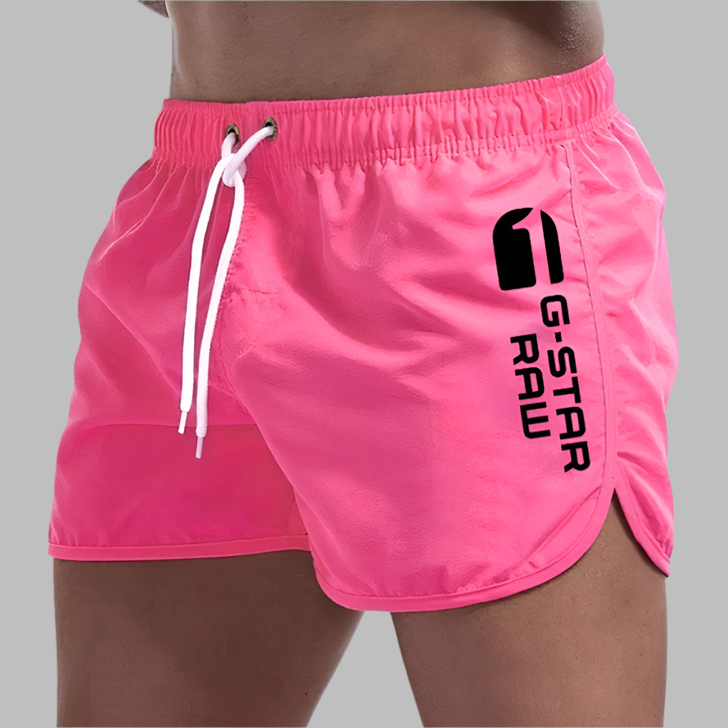 VierraSol | Pantalones de baño de secado rápido para hombres con logo