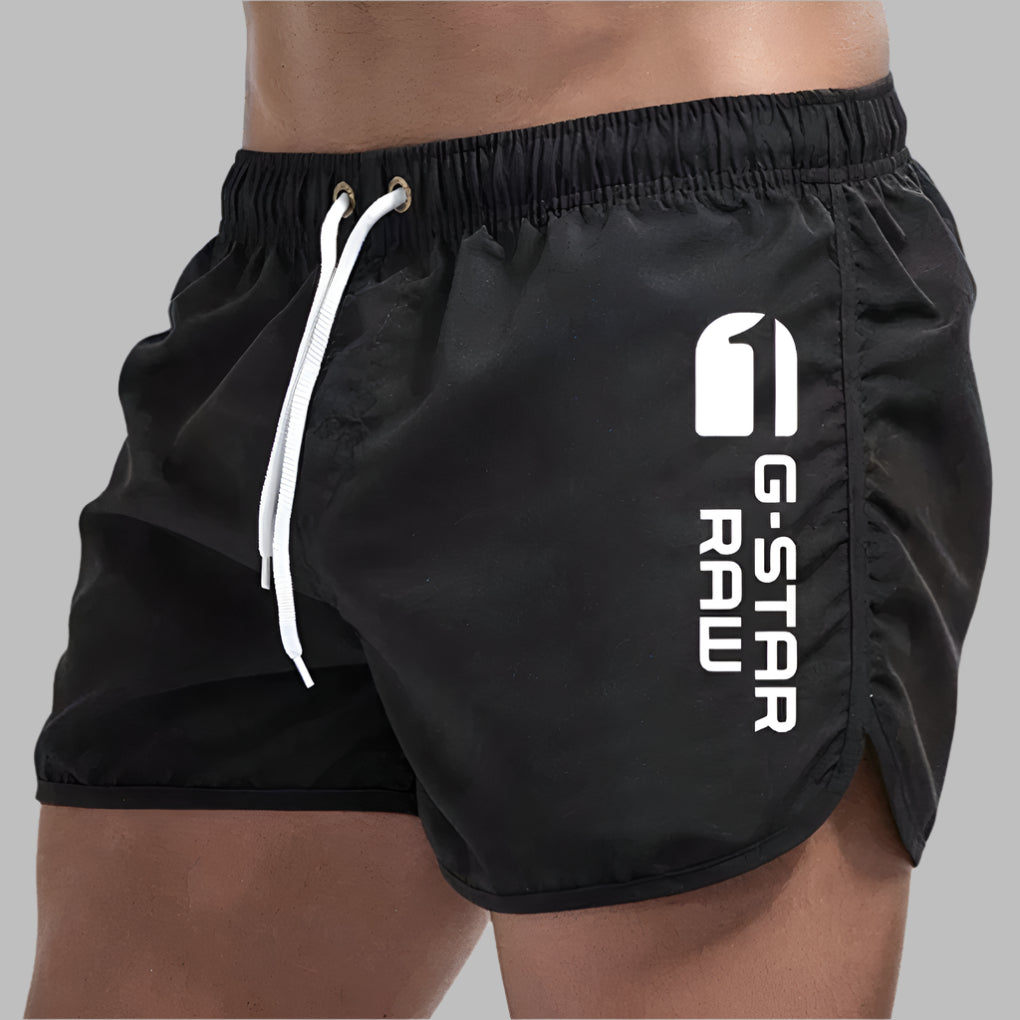 VierraSol | Pantalones de baño de secado rápido para hombres con logo