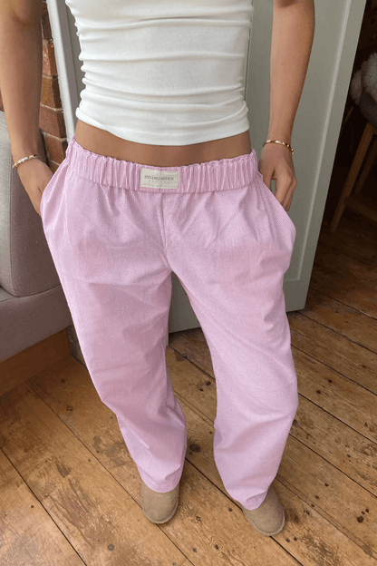 VierraSol | Pantalones de Lounge a Rayas para Mujeres con Cintura Elástica