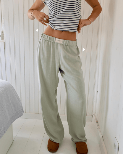 VierraSol | Pantalones de Lounge a Rayas para Mujeres con Cintura Elástica