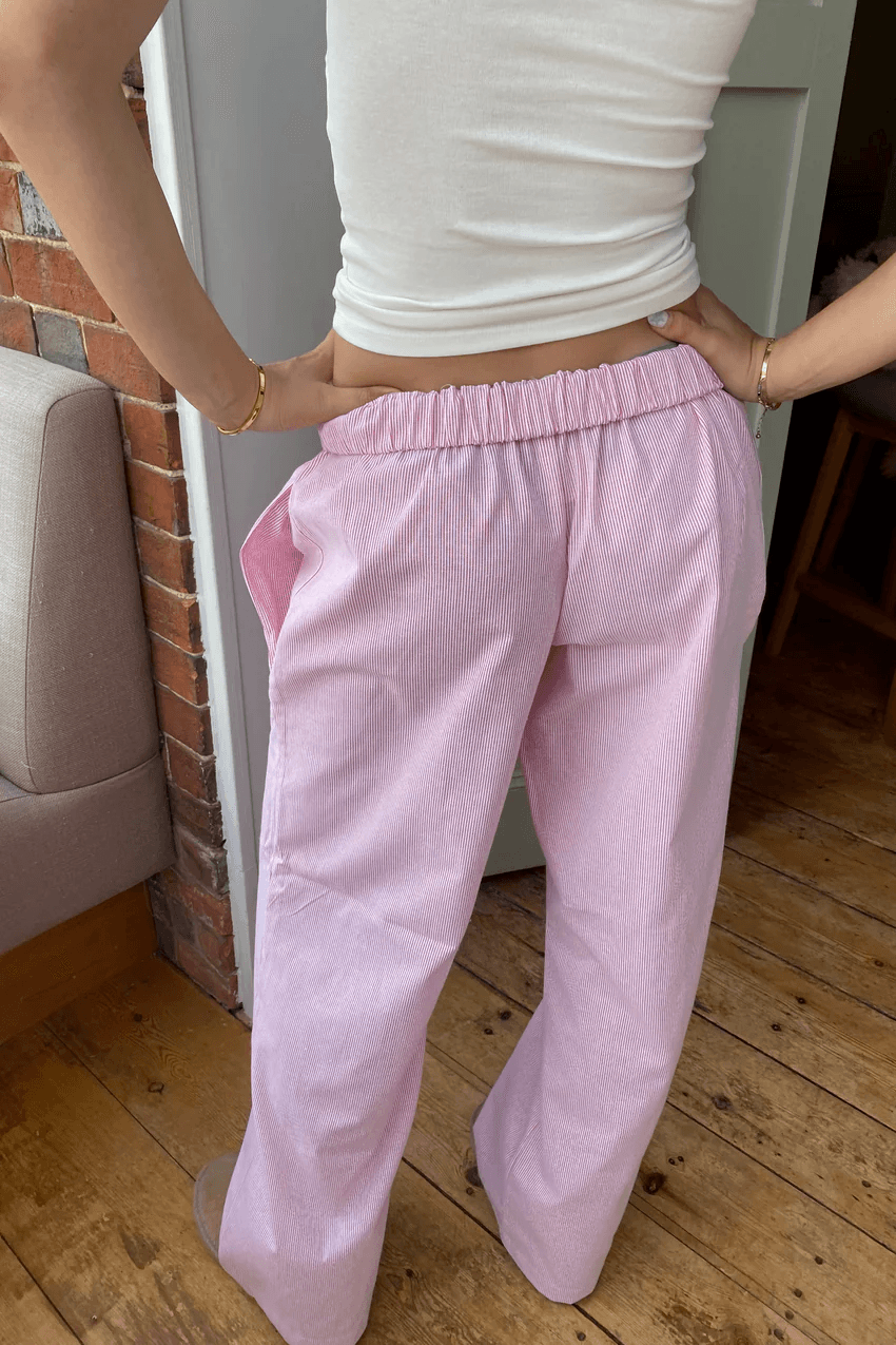 VierraSol | Pantalones de Lounge a Rayas para Mujeres con Cintura Elástica