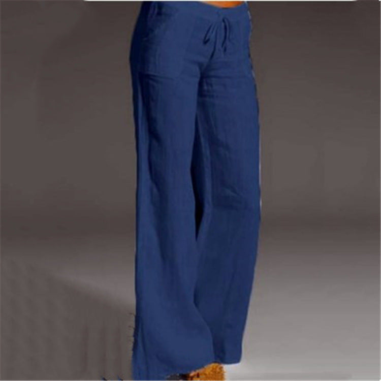 VierraSol | Pantalones de Lounge de Pierna Ancha para Mujer con Cintura Ajustable