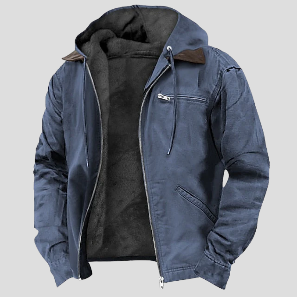 VierraSol | Parka de Invierno para Hombre con Forro de Sherpa