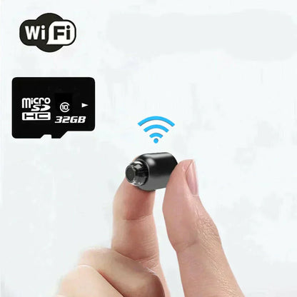 VierraSol | Pequeña Cámara de Vigilancia WiFi con Visión Nocturna