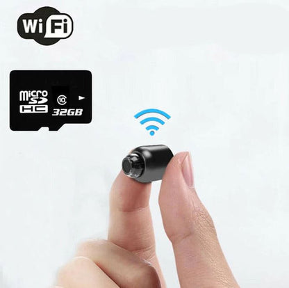 VierraSol | Pequeña Cámara Espía de Seguridad WiFi del Reino Unido con Visión Nocturna