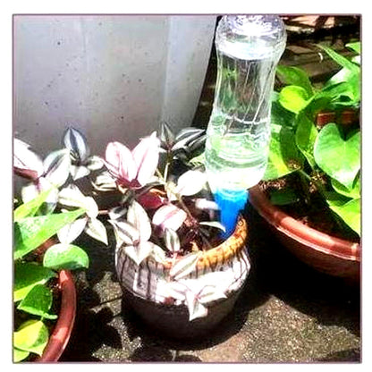 VierraSol | Picos Automáticos de Riego para Plantas - Ayuda de Jardinería de Flujo Ajustable