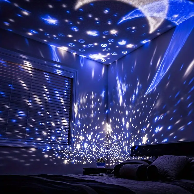 VierraSol | Proyector de Estrellas Luz Nocturna | Proyección de Cielo Relajante con Música