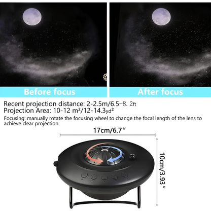 VierraSol | Proyector Galáctico con Efectos de Planetario y Nebulosa
