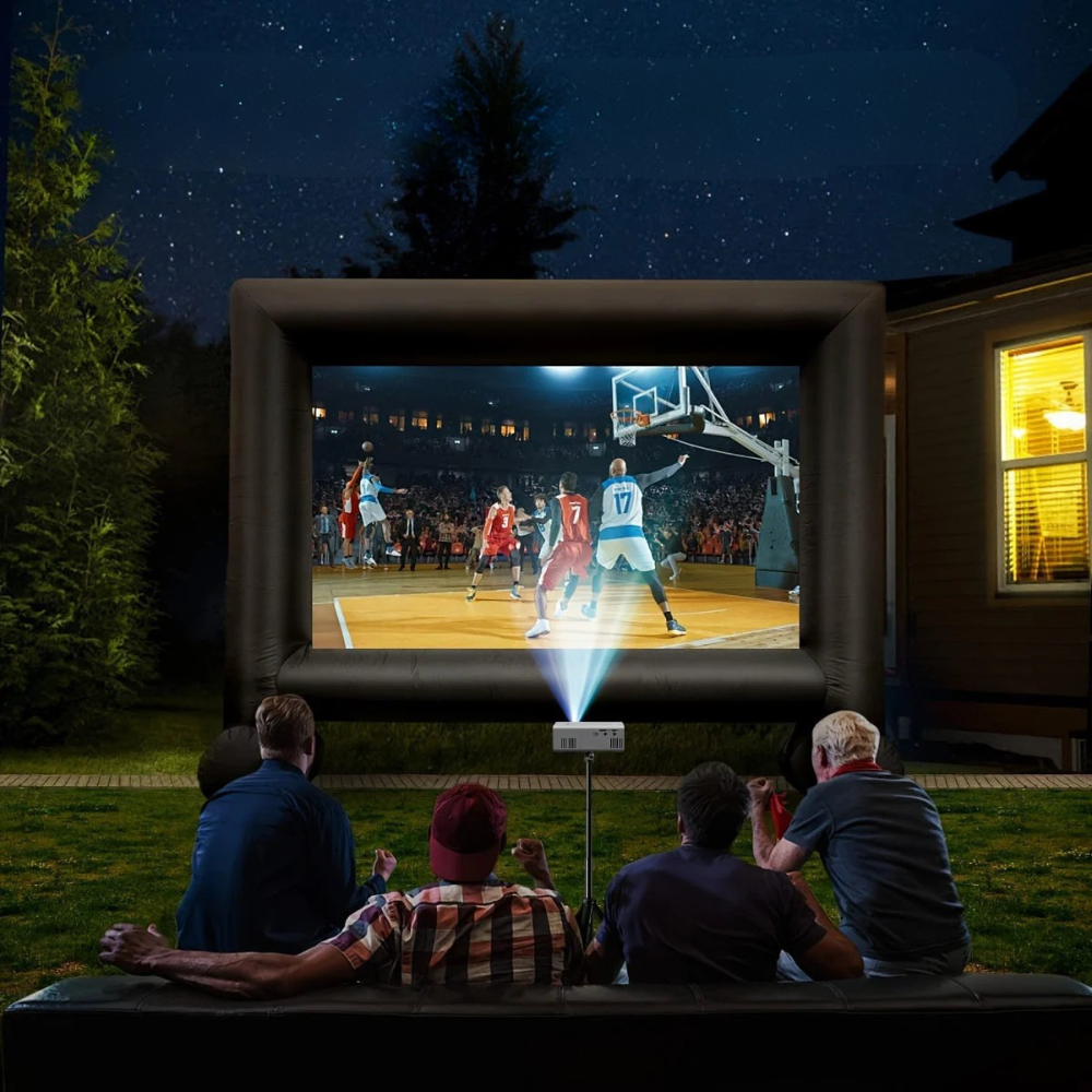 VierraSol | Proyector Mini HD LED Portátil para Cine en Casa al Aire Libre 3000 Lúmenes