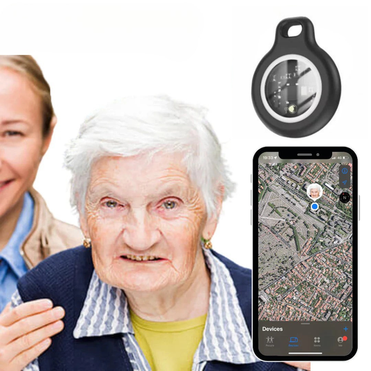 VierraSol | Rastreador GPS para Personas Mayores | Monitoreo en Tiempo Real, Impermeable y Sin Tarifas de Suscripción para Tranquilidad