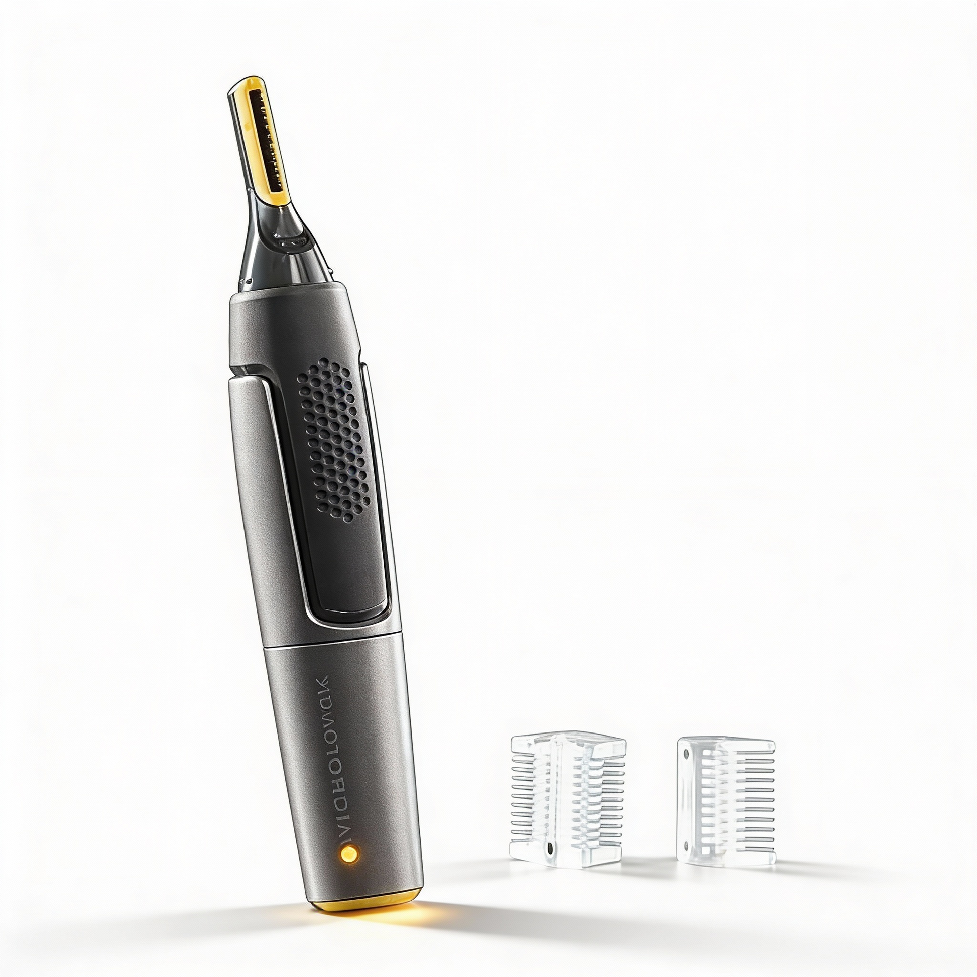VierraSol | Recortadora de Precisión Ultra Fina | Cuchillas de Micro-Oscilación | Tecnología de Acero Inoxidable de Titanio | Iluminación LED Integrada | Diseño Ergonómico