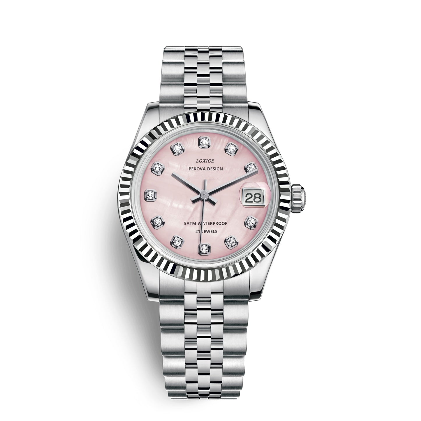 VierraSol | Reloj Clásico de Acero Inoxidable No. 296 – Elegancia Atemporal y Precisión Moderna