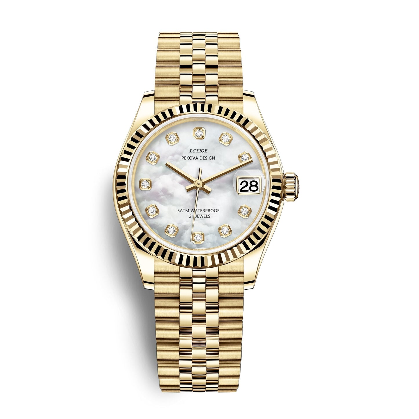 VierraSol | Reloj Clásico de Acero Inoxidable No. 296 – Elegancia Atemporal y Precisión Moderna