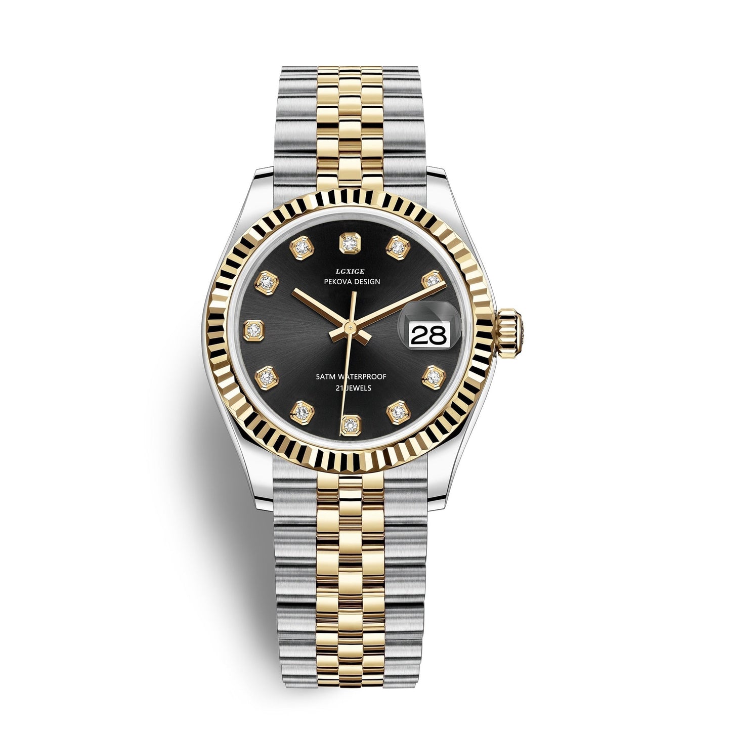 VierraSol | Reloj Clásico de Acero Inoxidable No. 296 – Elegancia Atemporal y Precisión Moderna