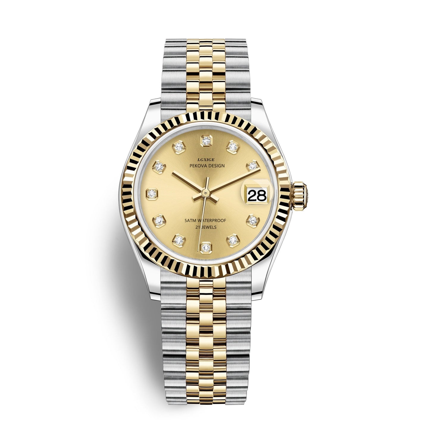 VierraSol | Reloj Clásico de Acero Inoxidable No. 296 – Elegancia Atemporal y Precisión Moderna