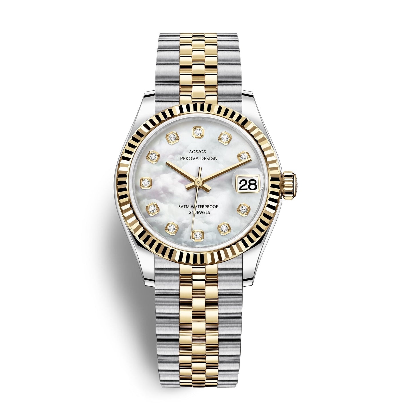 VierraSol | Reloj Clásico de Acero Inoxidable No. 296 – Elegancia Atemporal y Precisión Moderna