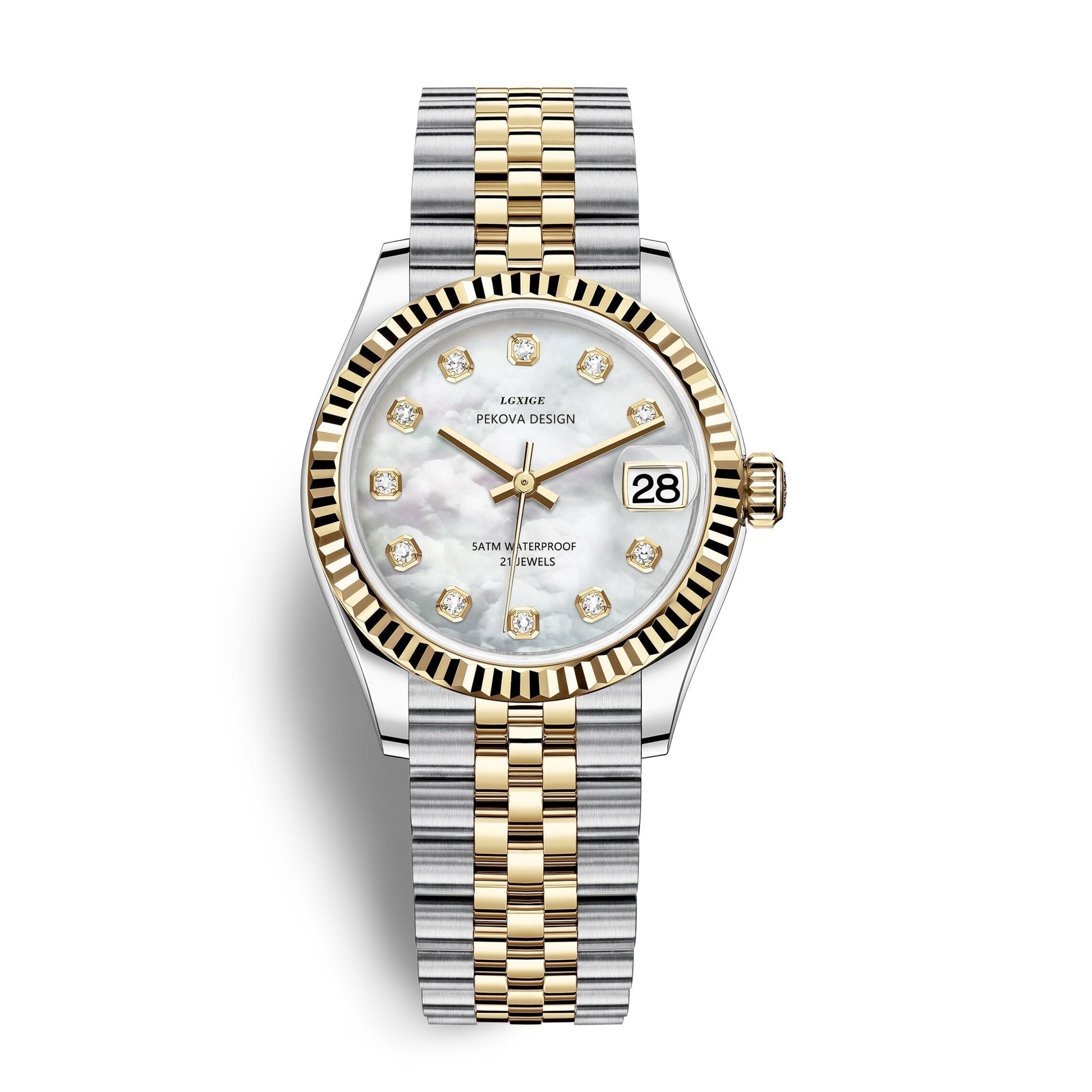 VierraSol | Reloj Clásico de Acero Inoxidable No. 296 – Elegancia Atemporal y Precisión Moderna
