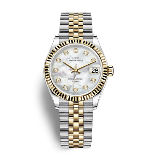 VierraSol | Reloj Clásico de Acero Inoxidable No. 296 – Elegancia Atemporal y Precisión Moderna