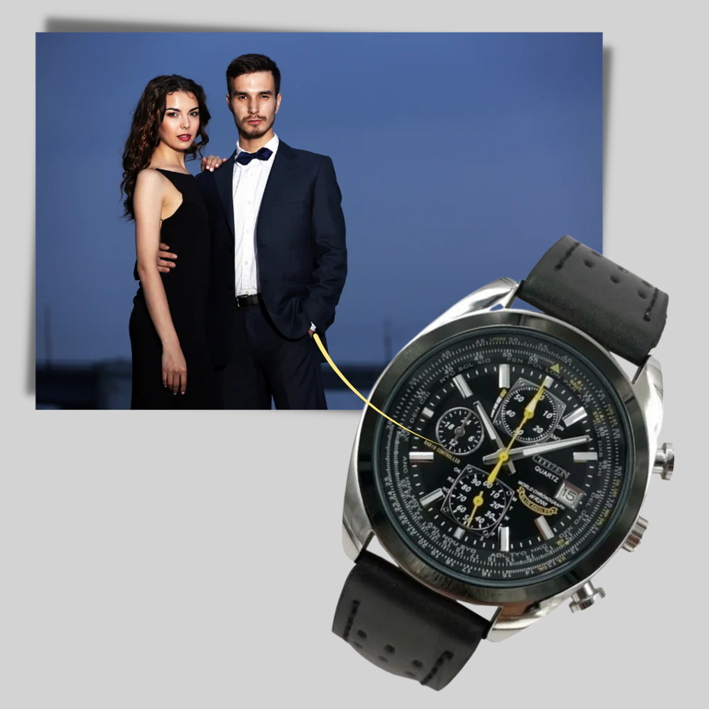 VierraSol | Reloj Cronógrafo Impermeable para Hombre