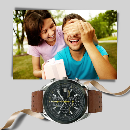 VierraSol | Reloj Cronógrafo Impermeable para Hombre