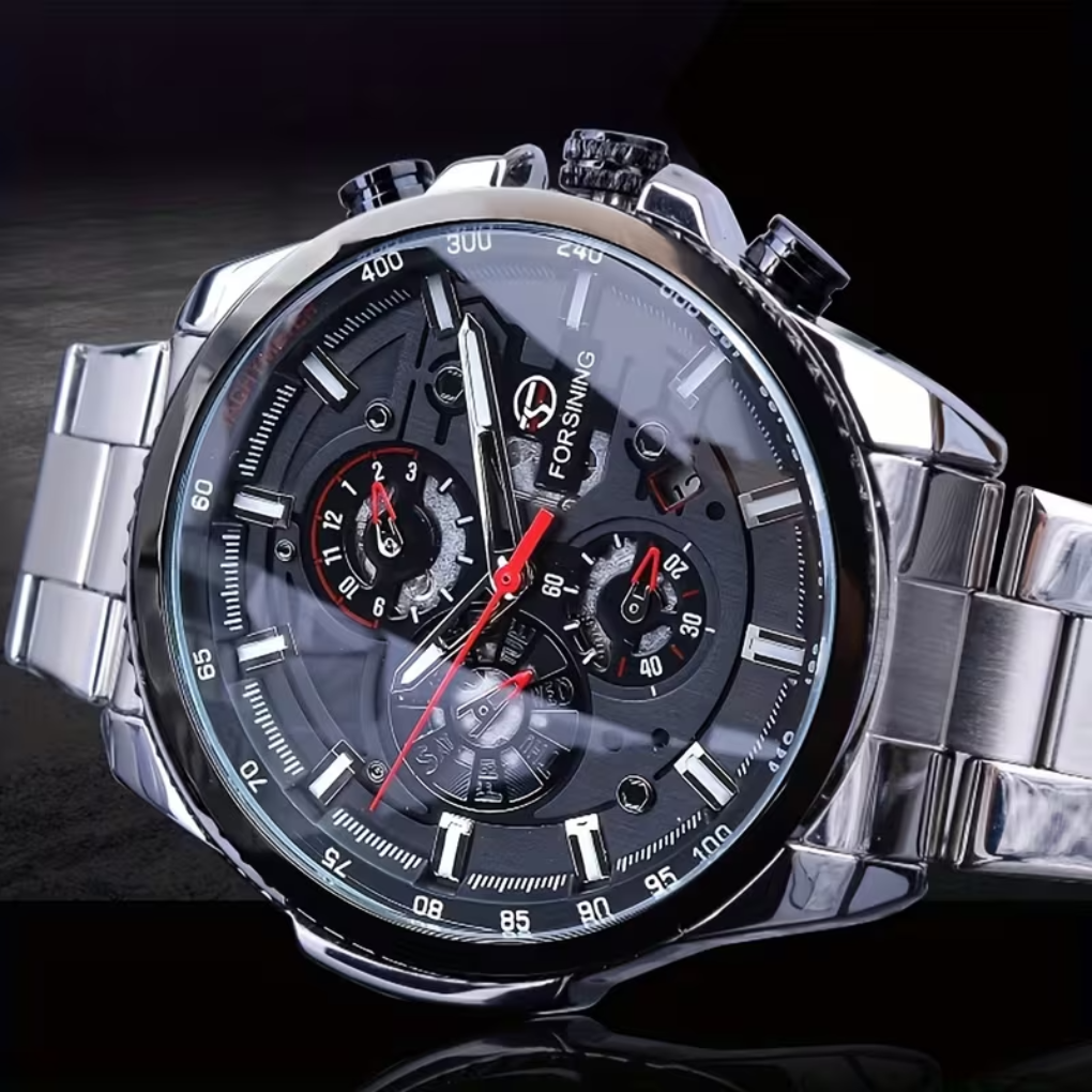 VierraSol | Reloj Cronógrafo Mecánico Automático para Hombre