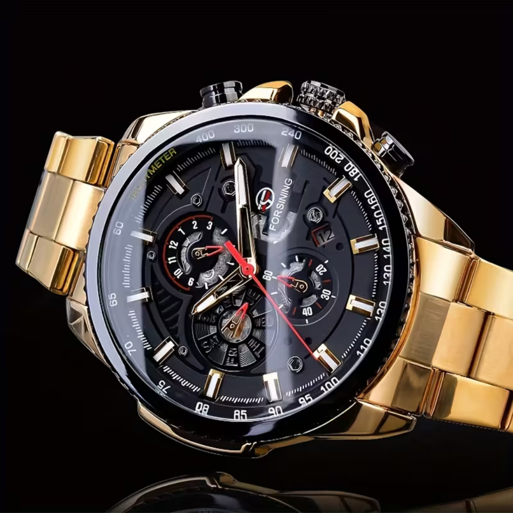 VierraSol | Reloj Cronógrafo Mecánico Automático para Hombre