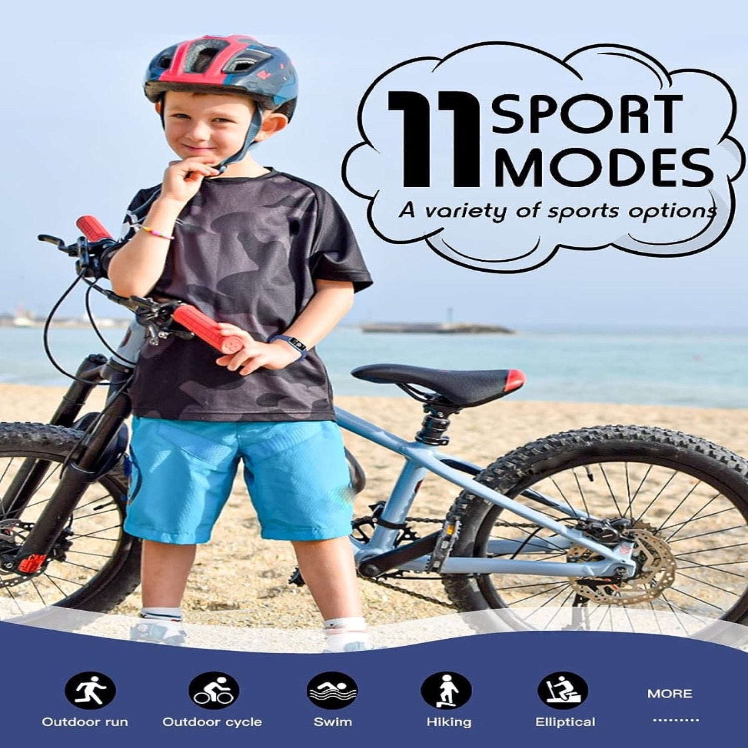 VierraSol | Reloj de Actividad para Niños – Reloj Inteligente de Fitness con GPS y Monitor de Frecuencia Cardíaca